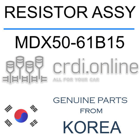 RESISTOR ASSY [ORIGINAL] MDX50-61B15 MDX5061B15 MDX50 61B15