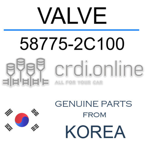 VALVE [ORIGINAL] 58775-2C100 587752C100 58775 2C100