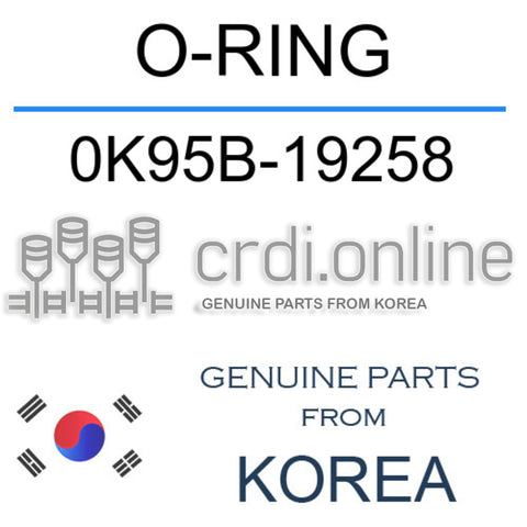 O-RING [ORIGINAL] 0K95B-19258 0K95B19258 0K95B 19258