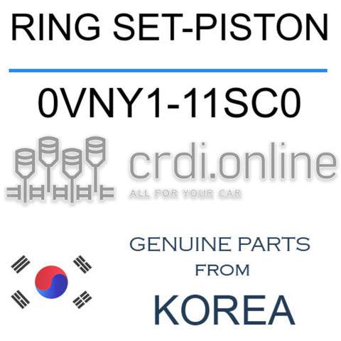 RING SET-PISTON [ORIGINAL] 0VNY1-11SC0 0VNY111SC0 0VNY1 11SC0