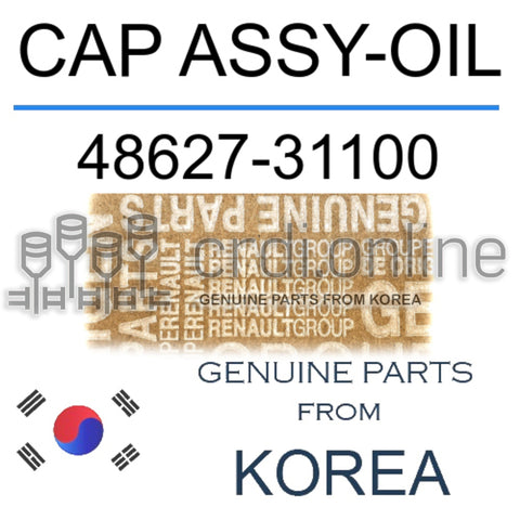 CAP ASSY-OIL [ORIGINAL] 48627-31100 4862731100 48627 31100