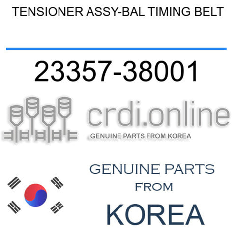 TENSIONER ASSY-BAL TIMING BELT [ORIGINAL] 23357-38001 2335738001 23357 38001