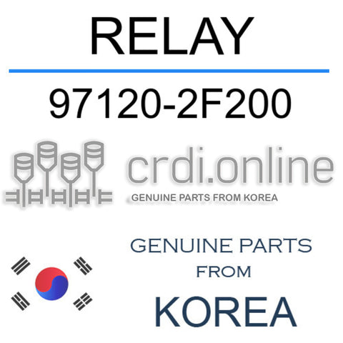 RELAY [ORIGINAL] 97120-2F200 971202F200 97120 2F200