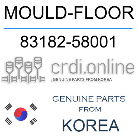 MOULD-FLOOR [ORIGINAL] 83182-58001 8318258001 83182 58001