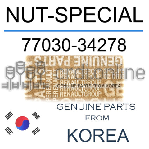 NUT-SPECIAL [ORIGINAL] 77030-34278 7703034278 77030 34278