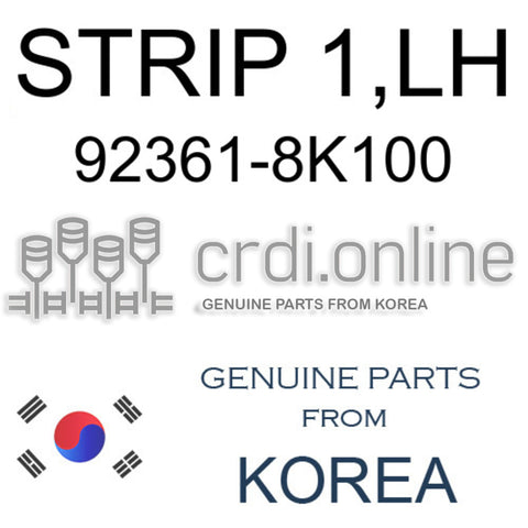 STRIP 1,LH [ORIGINAL] 92361-8K100 923618K100 92361 8K100