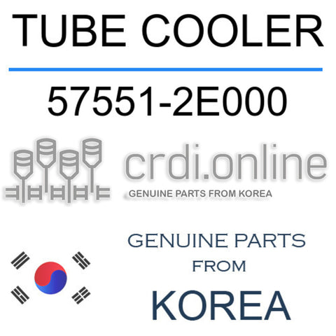 TUBE COOLER 57551-2E000 575512E000 57551 2E000