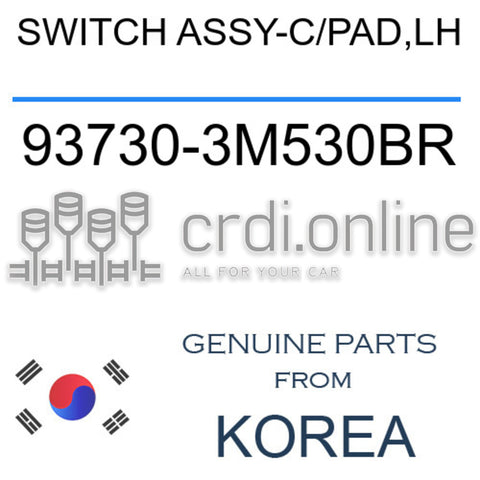 SWITCH ASSY-C/PAD,LH [ORIGINAL] 93730-3M530BR 937303M530BR 93730 3M530BR