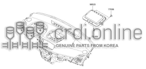 MODULE ASSY-AIR BAGASSISTANT 98525-7194R 985257194R 98525 7194R