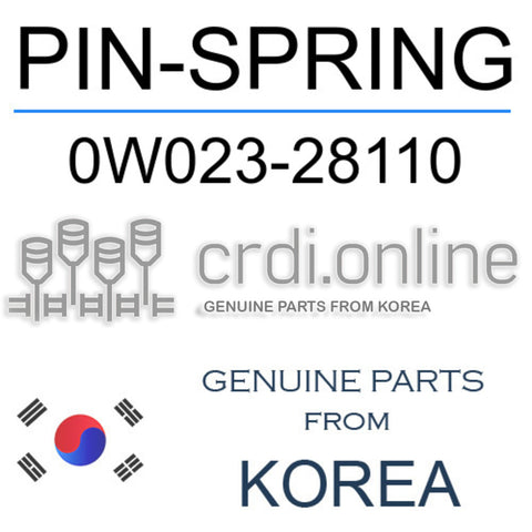 PIN-SPRING [ORIGINAL] 0W023-28110 0W02328110 0W023 28110