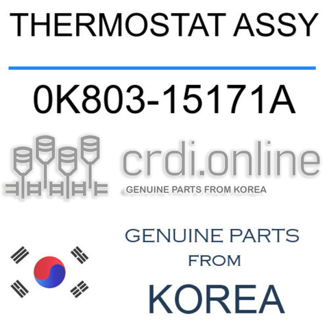 THERMOSTAT ASSY [ORIGINAL] 0K803-15171A 0K80315171A 0K803 15171A