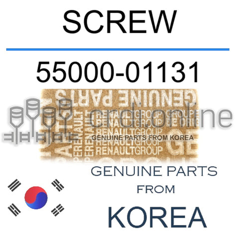 SCREW [ORIGINAL] 55000-01131 5500001131 55000 01131