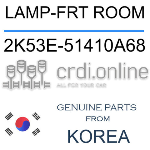 LAMP-FRT ROOM [ORIGINAL] 2K53E-51410A68 2K53E51410A68 2K53E 51410A68