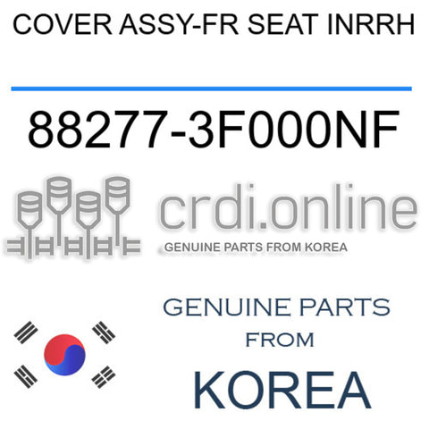 COVER ASSY-FR SEAT INRRH [ORIGINAL] 88277-3F000NF 882773F000NF 88277 3F000NF