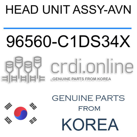 HEAD UNIT ASSY-AVN [ORIGINAL] 96560-C1DS34X 96560C1DS34X 96560 C1DS34X