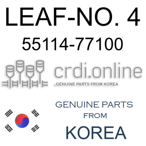 LEAF-NO. 4 [ORIGINAL] 55114-77100 5511477100 55114 77100