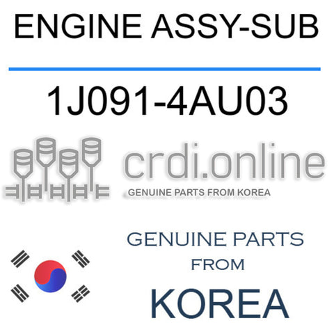 ENGINE ASSY-SUB 1J091-4AU03 1J0914AU03 1J091 4AU03