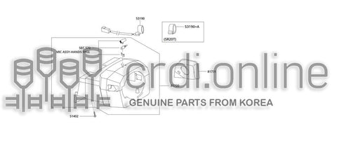 ESCUTCHEON-STEERING LOCK [ORIGINAL] 81731-51000BK 8173151000BK 81731 51000BK