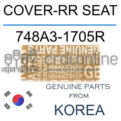 COVER-RR SEAT [ORIGINAL] 748A3-1705R 748A31705R 748A3 1705R