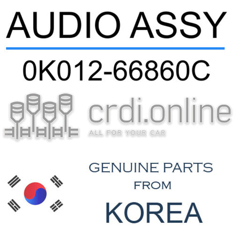 AUDIO ASSY 0K012-66860C 0K01266860C 0K012 66860C