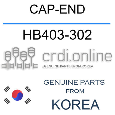 CAP-END [ORIGINAL] HB403-302 HB403302 HB403 302