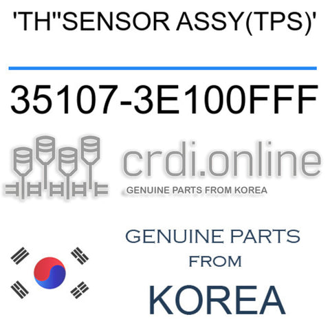 'TH''SENSOR ASSY(TPS)' 35107-3E100FFF 351073E100FFF 35107 3E100FFF