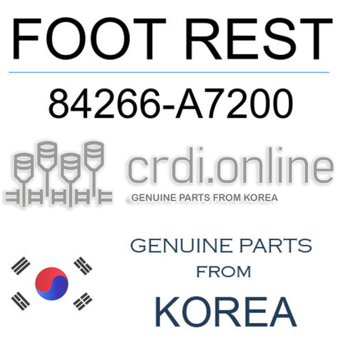 FOOT REST 84266-A7200 84266A7200 84266 A7200