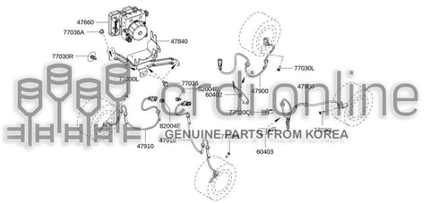 SENSOR ASSY-ANTISKIDFRONT 47910-2979R 479102979R 47910 2979R