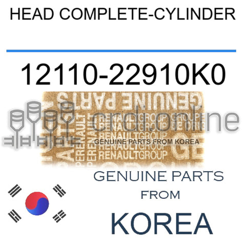 HEAD COMPLETE-CYLINDER [ORIGINAL] 12110-22910K0 1211022910K0 12110 22910K0
