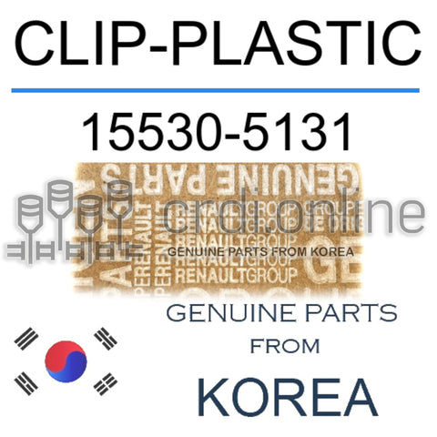 CLIP-PLASTIC [ORIGINAL] 15530-5131 155305131 15530 5131