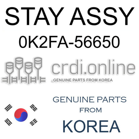 STAY ASSY [ORIGINAL] 0K2FA-56650 0K2FA56650 0K2FA 56650