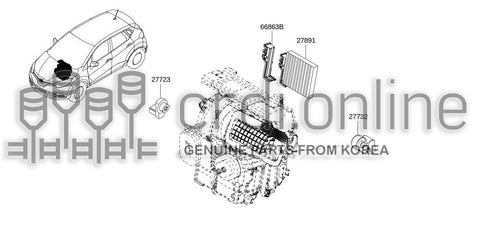 FILTER ASSY-AIRCABIN 27277-9683R 272779683R 27277 9683R