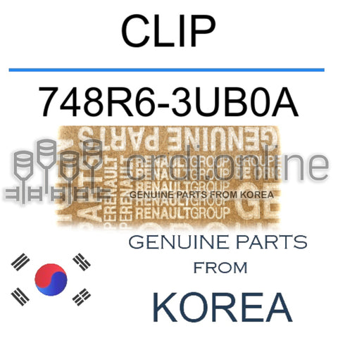 CLIP [ORIGINAL] 748R6-3UB0A 748R63UB0A 748R6 3UB0A