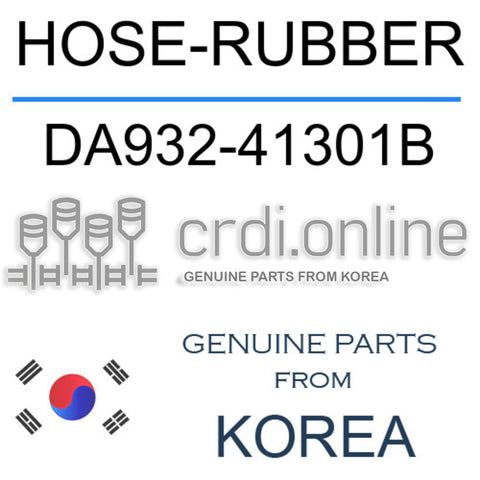 HOSE-RUBBER DA932-41301B DA93241301B DA932 41301B