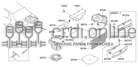 NET ASSY-TRUNK 09160-31000GA 0916031000GA 09160 31000GA