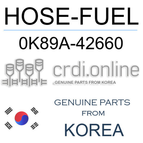 HOSE-FUEL [ORIGINAL] 0K89A-42660 0K89A42660 0K89A 42660