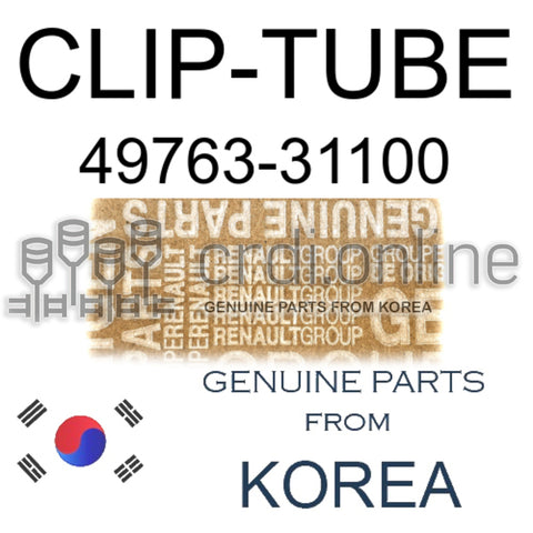 CLIP-TUBE [ORIGINAL] 49763-31100 4976331100 49763 31100