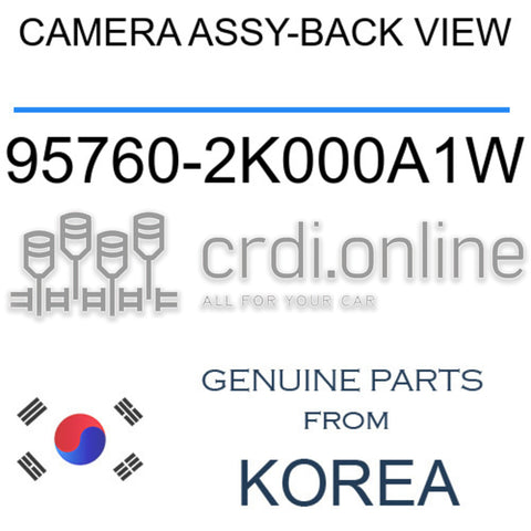 CAMERA ASSY-BACK VIEW [ORIGINAL] 95760-2K000A1W 957602K000A1W 95760 2K000A1W