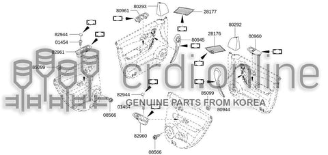 FINISHER ASSY-POWER WINDOW SWITCHFRONT LH 80961-7246R 809617246R 80961 7246R