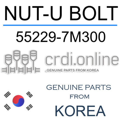 [ORIGINAL] NUT-U BOLT 55229-7M300 552297M300 55229 7M300