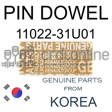 PIN DOWEL [ORIGINAL] 11022-31U01 1102231U01 11022 31U01