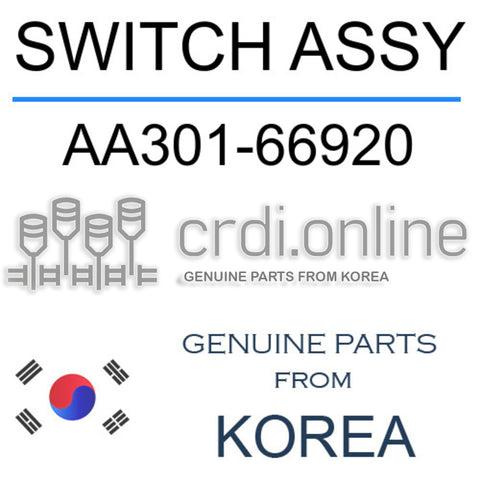 SWITCH ASSY AA301-66920 AA30166920 AA301 66920