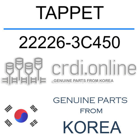 TAPPET 22226-3C450 222263C450 22226 3C450