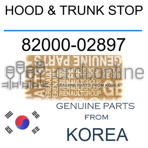 HOOD & TRUNK STOP [ORIGINAL] 82000-02897 8200002897 82000 02897