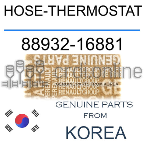 HOSE-THERMOSTAT [ORIGINAL] 88932-16881 8893216881 88932 16881