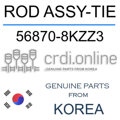 ROD ASSY-TIE [ORIGINAL] 56870-8KZZ3 568708KZZ3 56870 8KZZ3