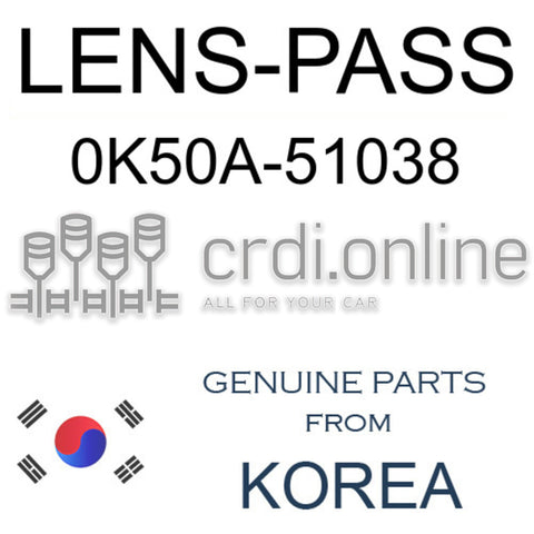 LENS-PASS [ORIGINAL] 0K50A-51038 0K50A51038 0K50A 51038