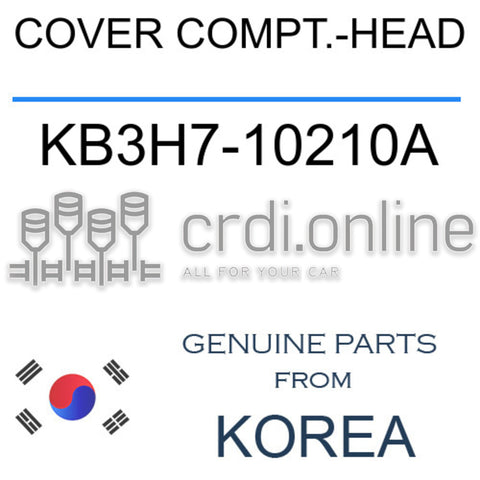 COVER COMPT.-HEAD [ORIGINAL] KB3H7-10210A KB3H710210A KB3H7 10210A