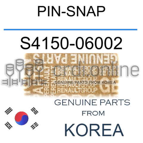 PIN-SNAP [ORIGINAL] S4150-06002 S415006002 S4150 06002