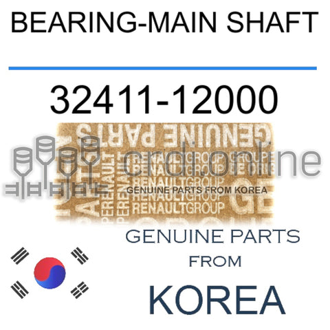 BEARING-MAIN SHAFT [ORIGINAL] 32411-12000 3241112000 32411 12000